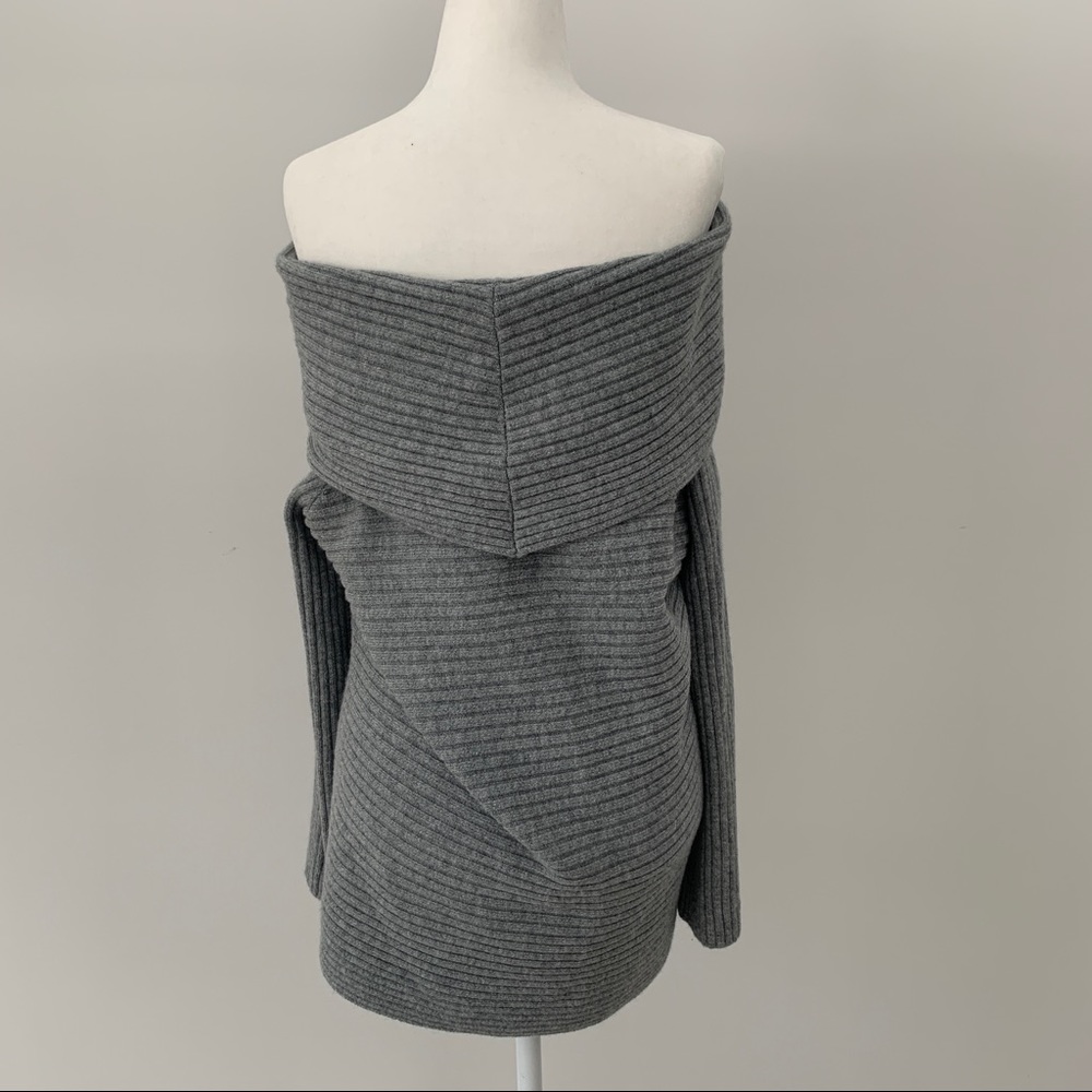 Lou & Grey Ribbed Off-Shoulder Sweater - Picture 8 of 9